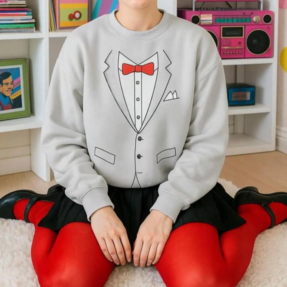 PEEWEE Tuxedo Sweatshirt Size L